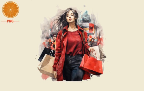 Black Friday Watercolor Illustrations for Digital Sellers