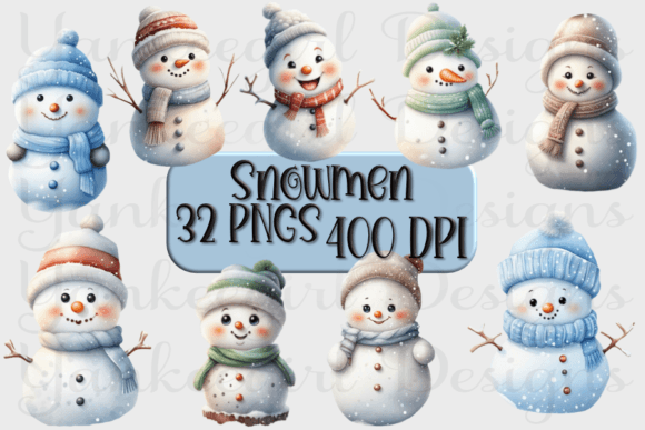 h1Watercolor Snowmen Clipart: A Brand Designer’s Review for Seasonal Marketing Visuals