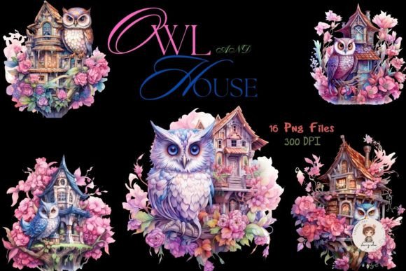 Owl Clipart Watercolor Sublimation: Illustrations Review