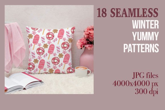 Reviewing Sweets Goodies Winter Watercolor Pattern for Real Content Publishing