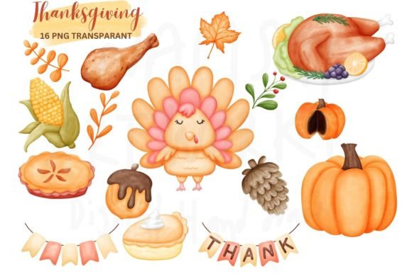 Thanksgiving Watercolor Clipart: A Designer’s Review for Real Client Projects