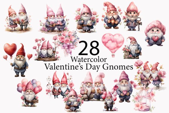 Valentine’s Day Gnomes Watercolor PNG: A Brand Designer’s Review for Local Business Branding & Packaging