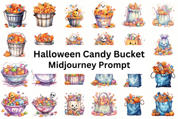 Watercolor Halloween Candy Buckets Review
